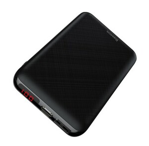 Портативное зарядное устройство Baseus Mini S Digital Display Powerbank 10000mAh PD Edition Black, фото 1