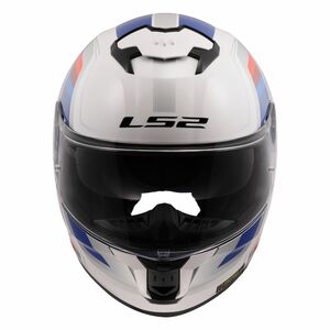 Мотошлем LS2 FF808 STREAM II Vintage (глянцевый бело-сине-красный, L), фото 3