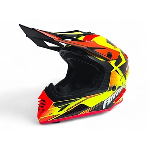 Шлем AiM RH855(Fiber Glass) SWIFT глянцевый Yellow/Black L, фото 2