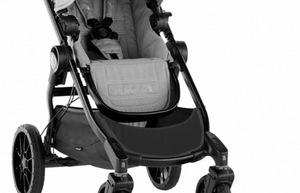 Коляска Baby Jogger City Select LUX Slate Набор 2(коляска+люлька+бампер)