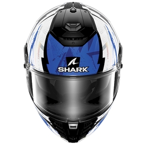 Шлем Shark SPARTAN RS HIBOLT глянцевый Black Blue Chrom M, фото 2