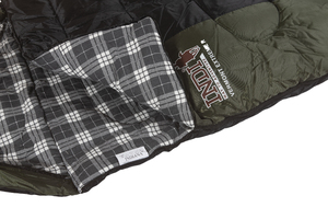 Спальный мешок INDIANA Vermont Extreme L-zip от -27 °C (одеяло с подголовником, фланель, 195+35X85 см), фото 2
