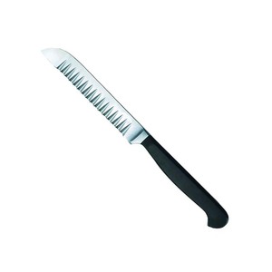 Нож Victorinox, лезвие 15 см, рифленый край, черный, фото 1