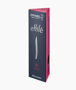 Нож филейный Opinel №10, нержавеющая сталь, рукоять бубинга, фото 4