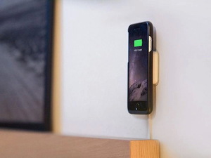 Комплект чехла и настенного зарядного устройства XVIDA iPhone 7 Charging Home Kit, черная док-станция, фото 4