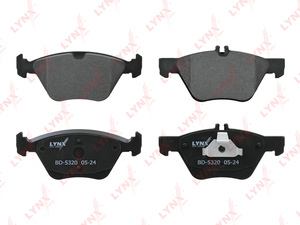 Колодки тормозные передние LYNXauto BD-5320. Для: MERCEDES Мерседес-BENZ E200-320D(W210) 95-02/ CLK320(C208) 97-02/ S350(W220) 03-05, CHRYSLER(Крайслер) Crossfire 3.2 03-07, фото 2