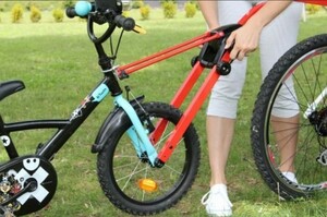 Прицепное устройство PERUZZO Trail Angel детского велосипеда к взрослому (зеленое), фото 4