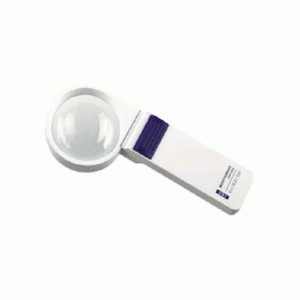 Лупа на ручке асферическая дифракционная Eschenbach Mobilux LED 4x, 75x50 мм, с подсветкой, фото 1