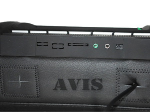 Подголовник со встроенным  LCD монитором 8" AVEL AVS0812BM (черный) , фото 2
