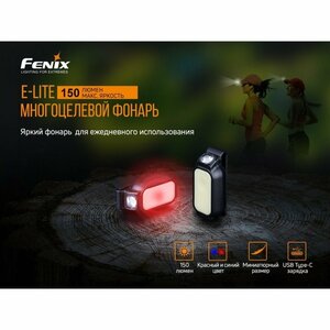 Набор Fenix HM65R LED Headlight+E-LITE, HM65RE-LITE, фото 13