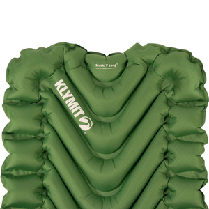 Надувной коврик Klymit Static V LONG (зеленый), фото 3