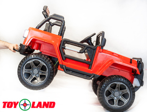 Детский автомобиль Toyland Jeep Big WHE 1688 Красный, фото 9