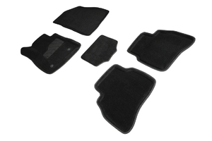 Ворсовые 3D коврики Seintex для Chevrolet Trailblazer III 4wd 2020-н.в. (черные)