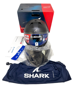 Шлем Shark D-SKWAL 3 DARK SHADOW EDITION MAT Black XL (матовый), фото 12