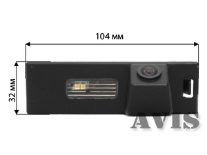 CCD штатная камера заднего вида AVEL AVS321CPR для BMW 1 (#006), фото 2