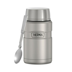 Термос из нерж. стали с ложкой тм THERMOS SK3021 MMS 0,71L, фото 1