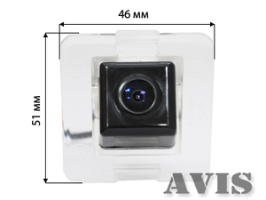 CCD штатная камера заднего вида AVEL AVS321CPR для MERCEDES GLK X204 (2008-...) (#051), фото 2