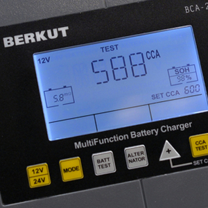 Автоматическое зарядное устройство с диагностикой АКБ BERKUT BCA-25, фото 3