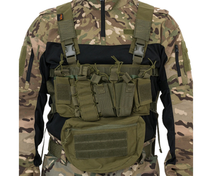 Разгрузка Remington нагрудная тактическая с подсумкой Rifle Tactical Vest Army Green, фото 3