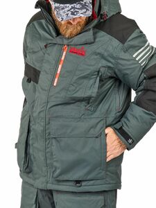 Костюм зимний  Norfin EXTREME 5 PRO 01(черно- серый S ), фото 3