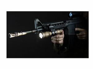 Фонарь тактический Armytek Dobermann Pro Magnet USB Sand, теплый свет, ремешок, чехол, аккумулятор (F07501WS), фото 4