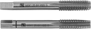 Thorvik MT508S2 Набор метчиков T-COMBO двухпроходных ручных универсальных М5х0.8, HSS-G, 2 шт., фото 1