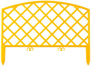 Декоративный забор GRINDA Плетень 28х320 см, желтый 422207-Y, фото 1