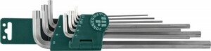 JONNESWAY H22S109S Набор ключей торцевых шестигранных удлиненных для изношенного крепежа H1.5-10, 9 предметов