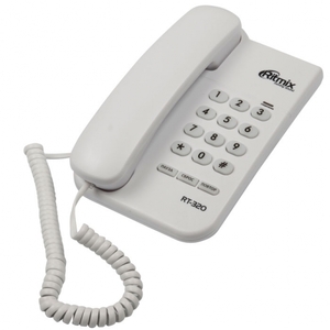 Телефон проводной RITMIX RT-320 white, фото 1