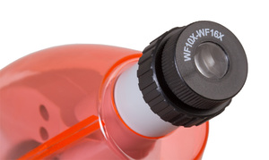 Набор микроскоп Levenhuk LabZZ M101 Orange\Апельсин + предметные стекла 76х25 мм (50шт), фото 4