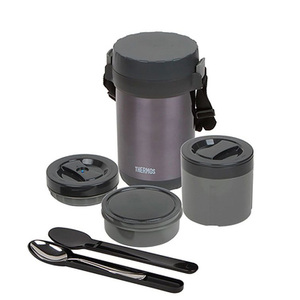 Термос для еды многофункциональный Thermos JBG-1800 Food Jar (1,8 литра), черный, фото 1