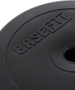 Диск пластиковый BASEFIT BB-203 d=26 мм, черный, 10 кг, фото 3