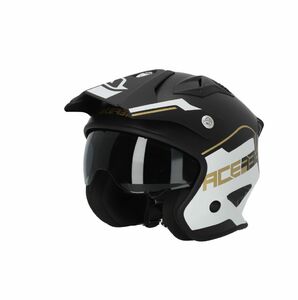 Шлем Acerbis JET ARIA 22-06 White/Black/Gold L, фото 1