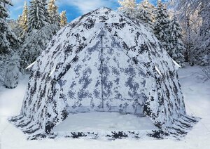 Зимняя палатка Лотос 3 камуфляж (на жестком каркасе из алюминиевого сплава), фото 1
