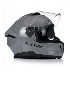 Мотошлем LS2 FF808 STREAM II Solid (серый глянцевый, NARDO GREY, XL), фото 4