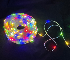 Инновационная водонепроницаемая LED-гирлянда ЛАМПОВА "Звёздный путь" цветная, 400 ламп, 52 метра (TYL-28-SB+220-RGB400-52), фото 4