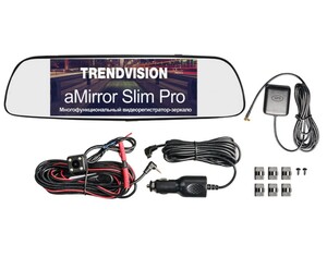Зеркало с регистратором и GPS навигатором TrendVision aMirror Slim Pro