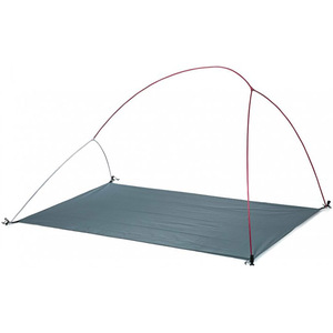 Палатка Naturehike Сloud up 2 20D NH17T001-T двухместная с ковриком, серо-красная, фото 5