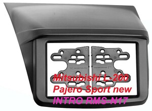 Переходная рамка Intro RMS-N17 для Mitsubishi L-200, Pajero Sport New 2DIN (накладка), фото 1