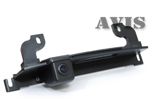 CCD штатная камера заднего вида AVEL AVS321CPR для NISSAN TIIDA HATCHBACK (#066), интегрированная с ручкой багажника, фото 1