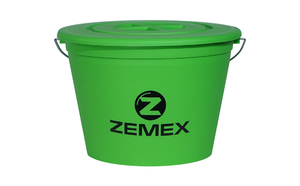 Ведро ZEMEX с крышкой, цвет зелёный, 17 л, фото 1
