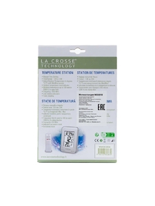 Термометр LaCrosse WS6810, с наружным датчиком, зеленый, фото 4