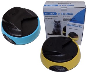 Автокормушка SITITEK Pets Ice Mini Yellow c емкостью для льда (2 л, 4 кормления), фото 6