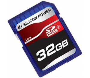 Карта памяти Silicon Power SD Card 32Gb, класс 6, SDHC, фото 1