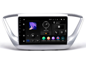 Hyundai Solaris 16+ (Incar TMX-2402-6 Maximum) Android 10 / 1280X720 / громкая связь / Wi-Fi / DSP / оперативная память 6 Gb / внутренняя 128 Gb / 9 дюймов