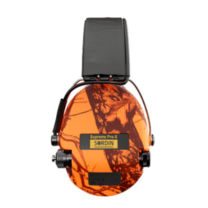 Наушники активные MSA Sordin Supreme Pro-X LED Blaze (оранжевые/черная кожа), фото 5