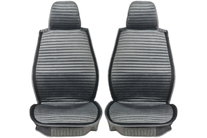 Накидка Seintex велюр Horizont Серая (вставка кожа), фото 1