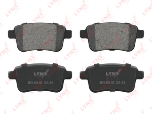 Колодки тормозные задние LYNXauto BD-6319. Для: MERCEDES Мерседес-BENZ Citan 1.5D 12>, RENAULT Рено Kangoo(Кенго) 1.5D-1.6 08>, фото 2