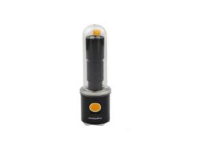 Фонарь AceCamp Massage Power Bank Flashlight 300 люмен со встроенным внешним аккумулятором, тактическим оголовьем и функцией массажера в к Чёрный, 1025, фото 2