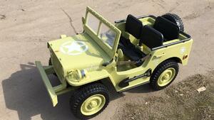 Детский автомобиль Toyland Jeep Willys YKE 4137 Matcha, фото 5